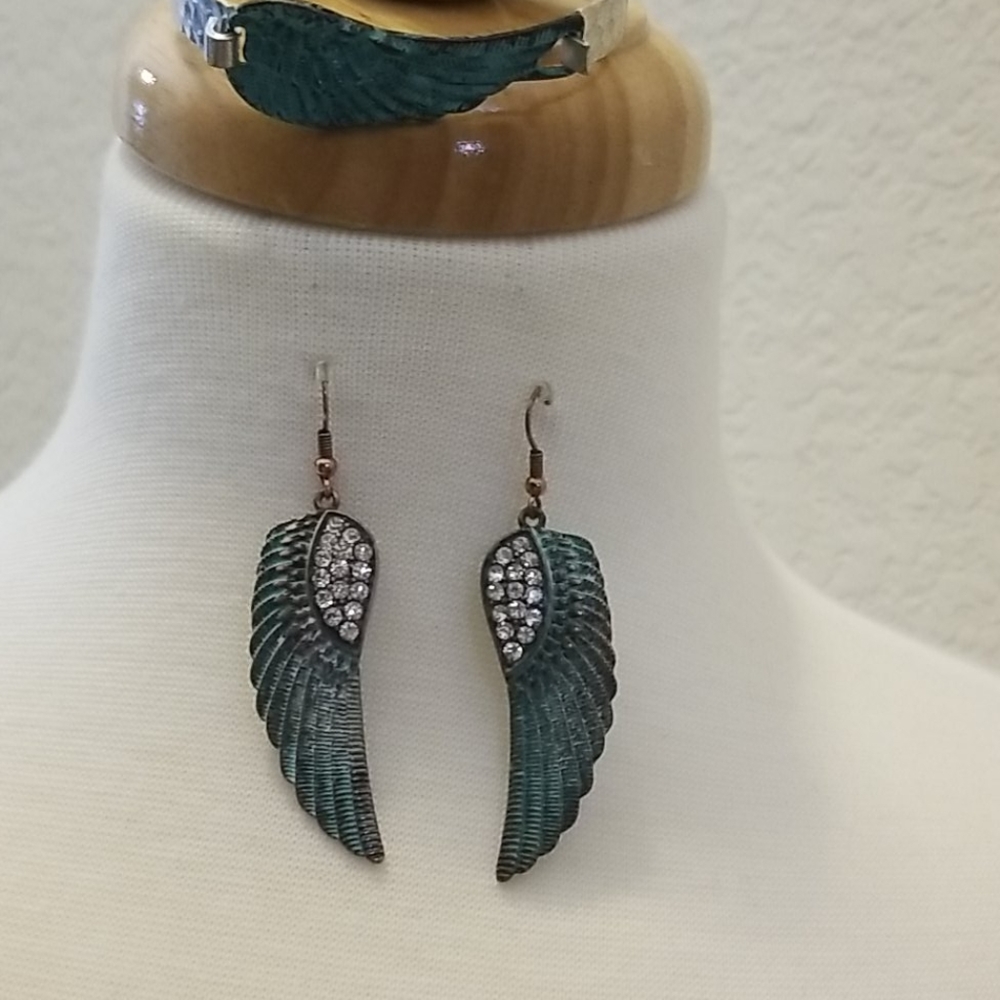 Matching bracelet and earrings